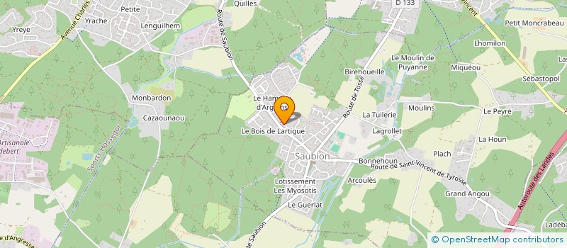 localisation de l'entreprise MADAME FLORA CADOT  SAUBION