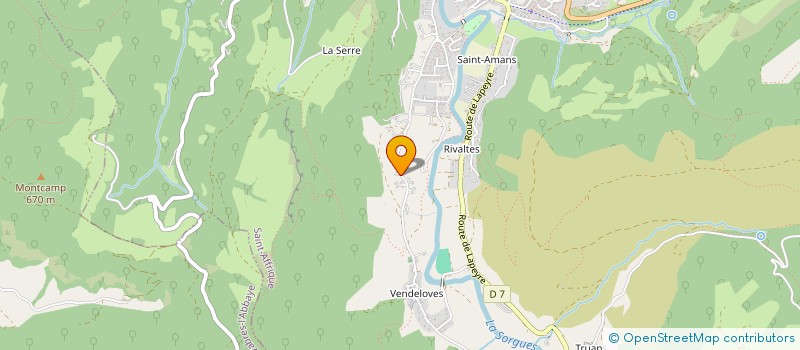 localisation de l'entreprise MADAME FLORA CAMPOS  SAINT-AFFRIQUE