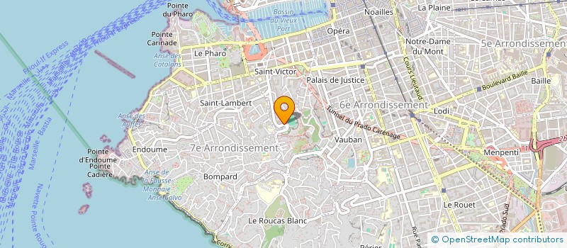 localisation de l'entreprise MADAME FLORA CANDARDJIS  MARSEILLE