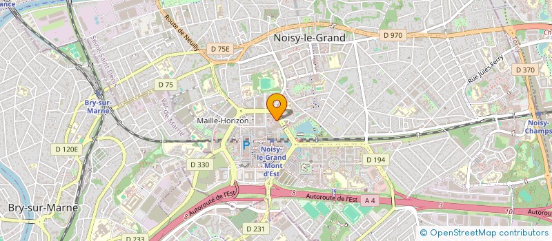 localisation de l'entreprise MADAME FLORA CARRON  NOISY-LE-GRAND