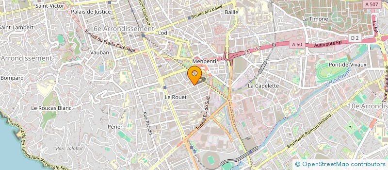 localisation de l'entreprise MADAME FLORA CHAMPAIN à MARSEILLE