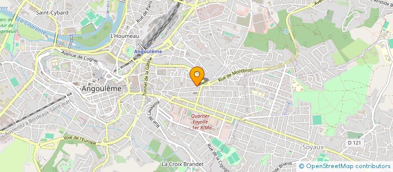 localisation de l'entreprise MADAME FLORA CISNEROS à ANGOULEME