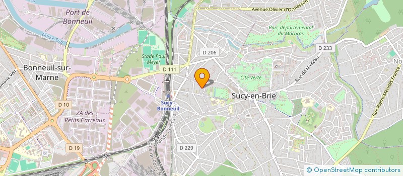 localisation de l'entreprise MADAME FLORA CITEAU  SUCY EN BRIE