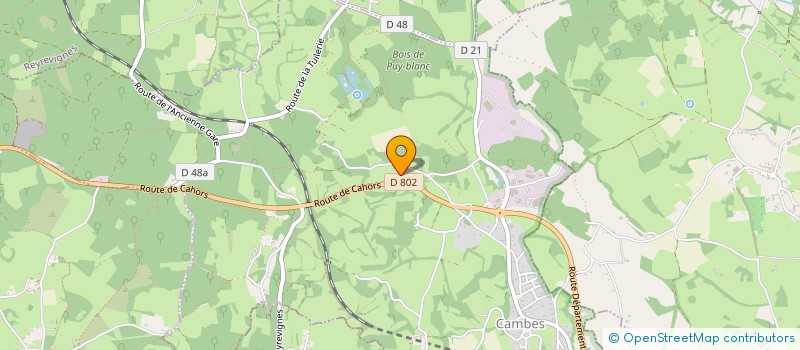 localisation de l'entreprise MADAME FLORA COLETTI  CARDAILLAC