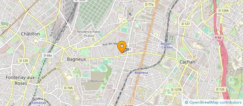 localisation de l'entreprise MADAME FLORA DADI à BAGNEUX