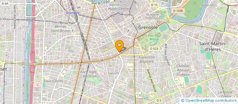 localisation de l'entreprise MADAME FLORA DE BENEDITTIS  GRENOBLE