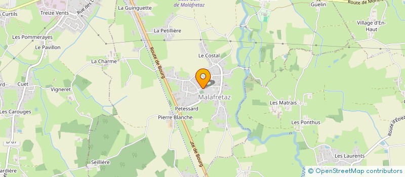 localisation de l'entreprise MADAME FLORA DECLARON à MALAFRETAZ