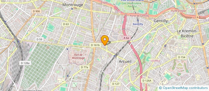 localisation de l'entreprise MADAME FLORA DELALANDE  ARCUEIL