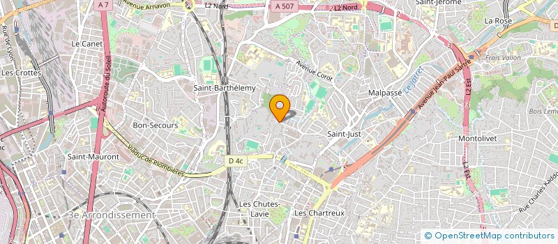 localisation de l'entreprise MADAME FLORA DELCHET à MARSEILLE