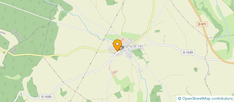localisation de l'entreprise MADAME FLORA DESTRES à BLIGNY-LE-SEC