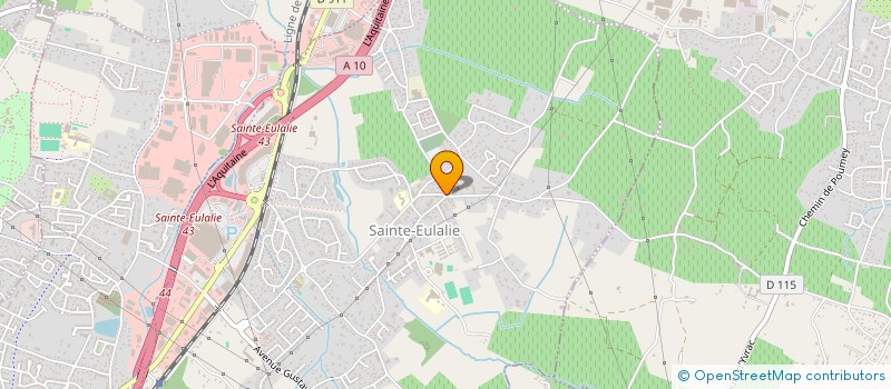 localisation de l'entreprise MADAME FLORA DUCONSEIL  SAINTE-EULALIE