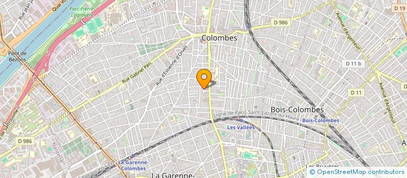 localisation de l'entreprise MADAME FLORA DUMOULIN à COLOMBES