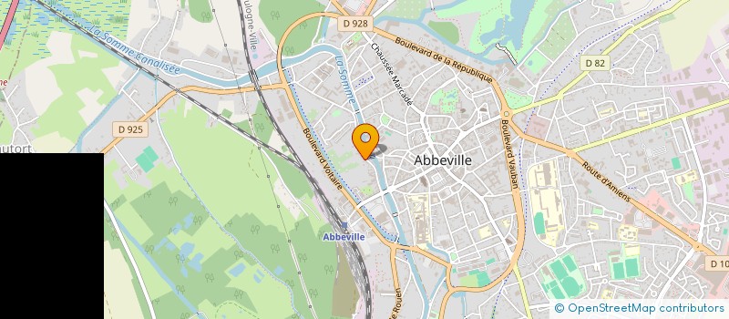 localisation de l'entreprise MADAME FLORA DUVANEL à ABBEVILLE