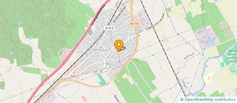 localisation de l'entreprise MADAME FLORA FRUSCINI  MILHAUD