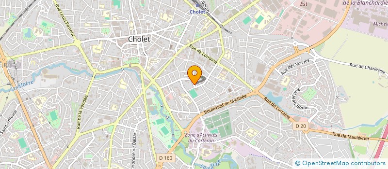 localisation de l'entreprise MADAME FLORA GABARD  CHOLET