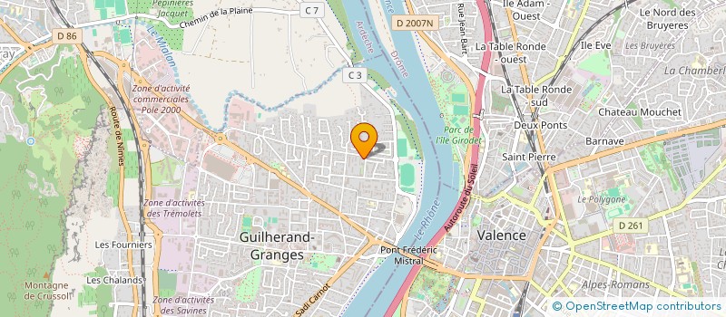 localisation de l'entreprise MADAME FLORA GALLO  GUILHERAND-GRANGES