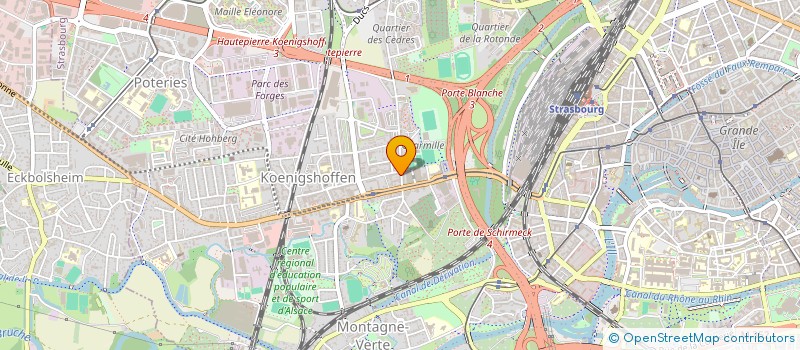 localisation de l'entreprise MADAME FLORA GAREGNANI à STRASBOURG