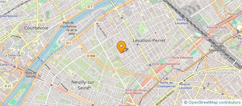 localisation de l'entreprise MADAME FLORA GAXET à LEVALLOIS-PERRET