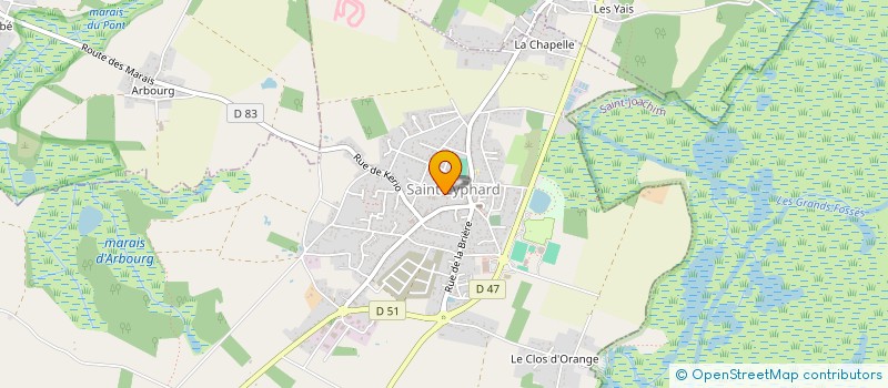localisation de l'entreprise MADAME FLORA GICQUEL à SAINT-LYPHARD