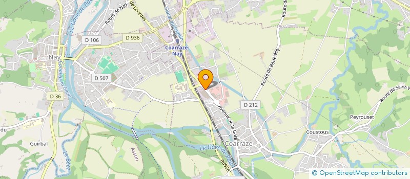 localisation de l'entreprise MADAME FLORA GIROD  COARRAZE