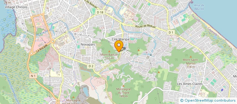 localisation de l'entreprise MADAME FLORA GOBER  CAYENNE