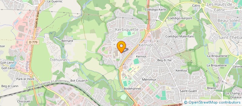 localisation de l'entreprise MADAME FLORA GOUAILLIER-VULCAIN à VANNES