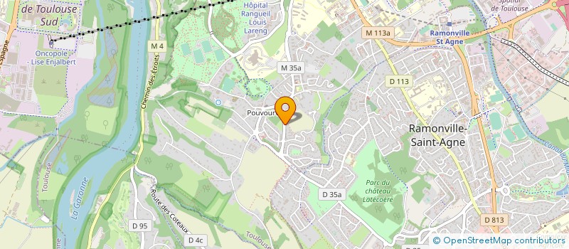localisation de l'entreprise MADAME FLORA GUEDES  TOULOUSE