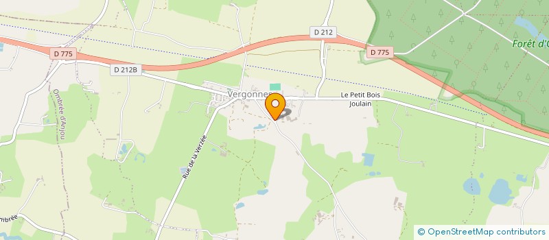 localisation de l'entreprise MADAME FLORA HIRON  OMBREE D'ANJOU