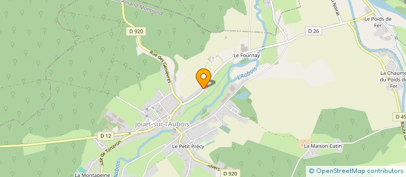 localisation de l'entreprise MADAME FLORA HIRTZ  JOUET-SUR-L AUBOIS