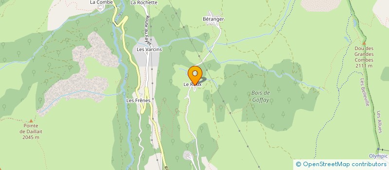 localisation de l'entreprise MADAME FLORA HUDRY  LES BELLEVILLE