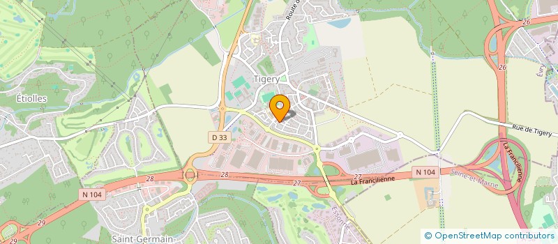 localisation de l'entreprise MADAME FLORA JEAN BAPTISTE  TIGERY