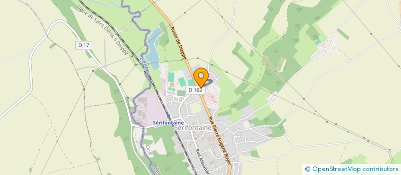 localisation de l'entreprise MADAME FLORA JULIE  SERIFONTAINE