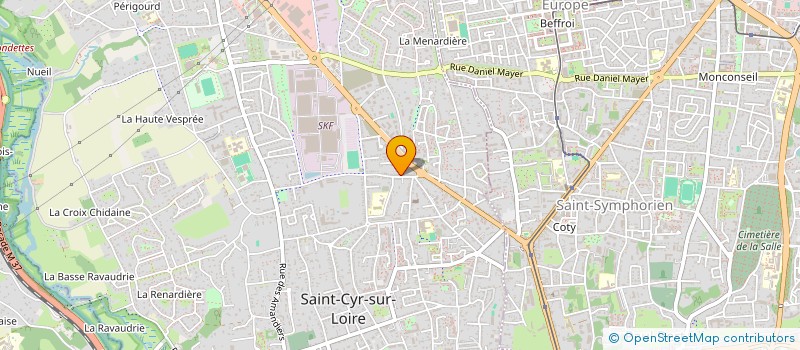 localisation de l'entreprise MADAME FLORA LARMANGEAT  SAINT-CYR-SUR-LOIRE