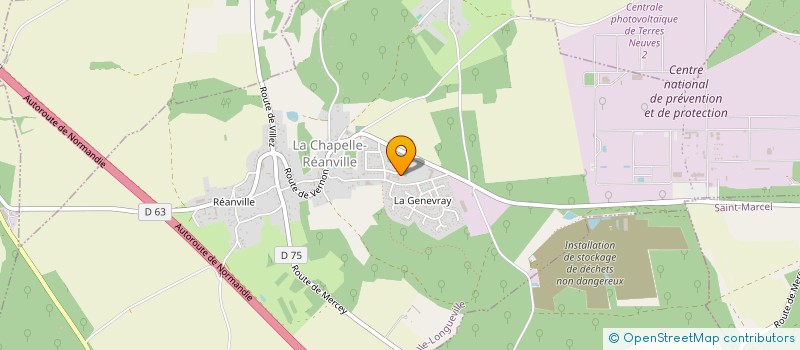 localisation de l'entreprise MADAME FLORA LAURENT  LA CHAPELLE-LONGUEVILLE