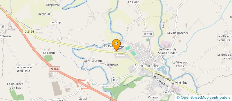 localisation de l'entreprise MADAME FLORA LE DANNOIS  SAINT-CARADEC