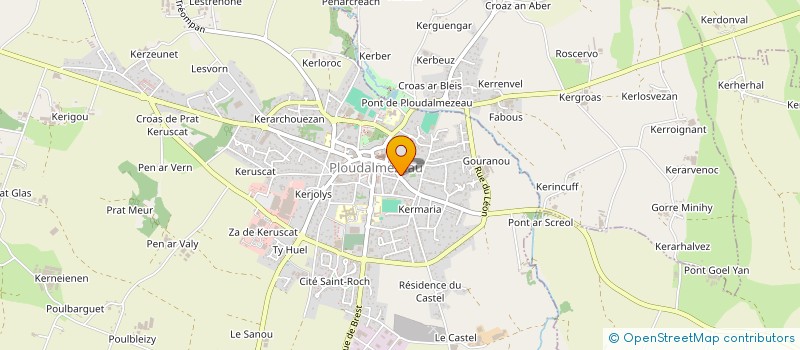 localisation de l'entreprise MADAME FLORA LE FLOHIC  PLOUDALMEZEAU