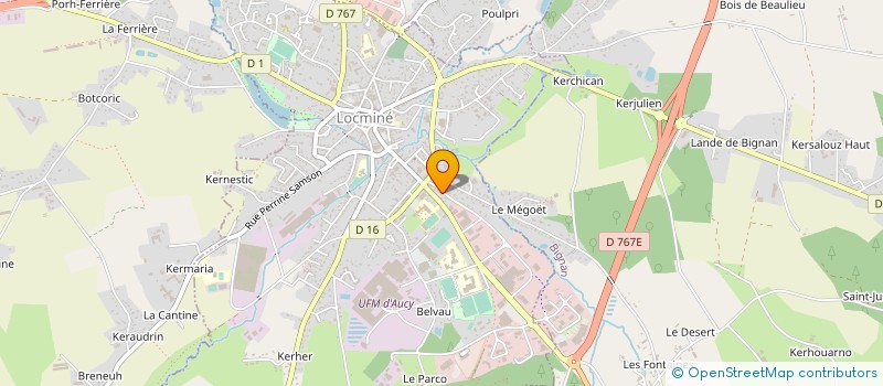 localisation de l'entreprise MADAME FLORA LE MELINAIRE à LOCMINE