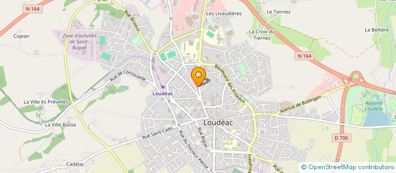 localisation de l'entreprise MADAME FLORA LE MIGNON à LOUDEAC