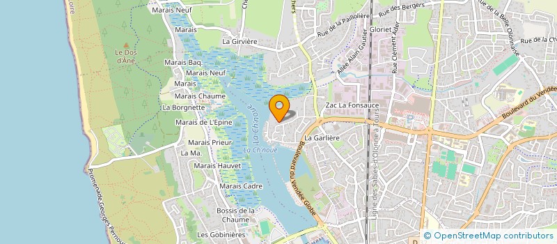 localisation de l'entreprise MADAME FLORA LIAIGRE à LES SABLES D'OLONNE