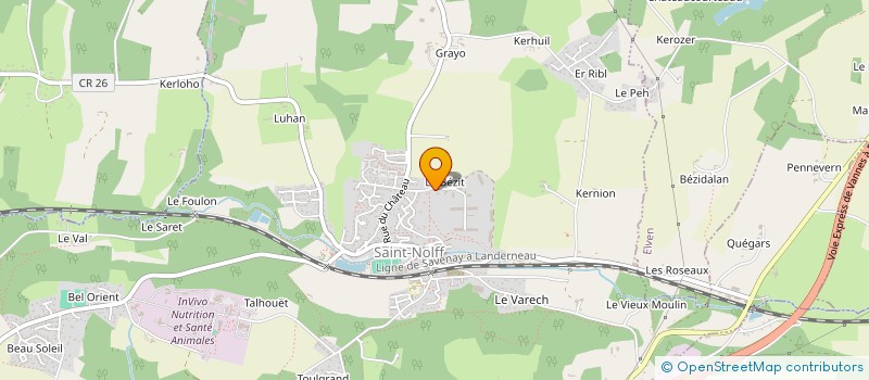 localisation de l'entreprise MADAME FLORA LUCIANO  SAINT-NOLFF