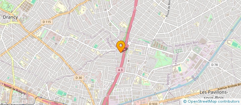 localisation de l'entreprise MADAME FLORA MAHESWARAN  BONDY