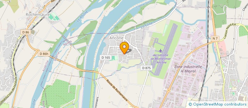 localisation de l'entreprise MADAME FLORA MARTINEZ  ANCONE