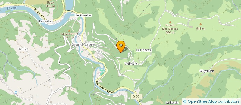 localisation de l'entreprise MADAME FLORA MARTINOT à CONQUES-EN-ROUERGUE