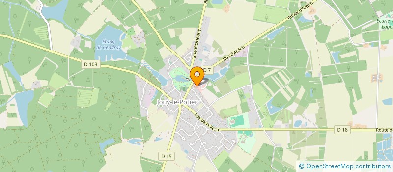 localisation de l'entreprise MADAME FLORA MASCART à JOUY-LE-POTIER
