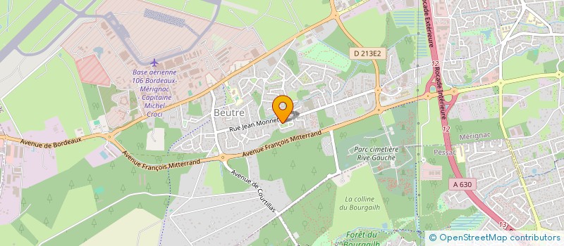 localisation de l'entreprise MADAME FLORA MAVOUNGOU SATHOU  MERIGNAC