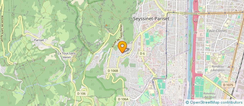 localisation de l'entreprise MADAME FLORA MICHEL  SEYSSINET-PARISET