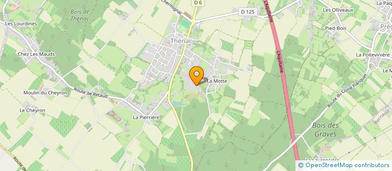 localisation de l'entreprise MADAME FLORA MILLET  THENAC