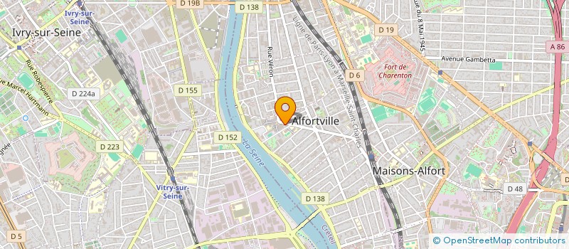 localisation de l'entreprise MADAME FLORA MOREAU à ALFORTVILLE