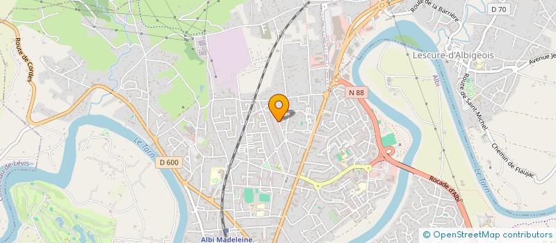 localisation de l'entreprise MADAME FLORA MORELL à ALBI