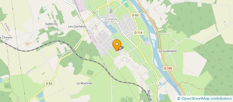 localisation de l'entreprise MADAME FLORA MOTTE à CIVAUX